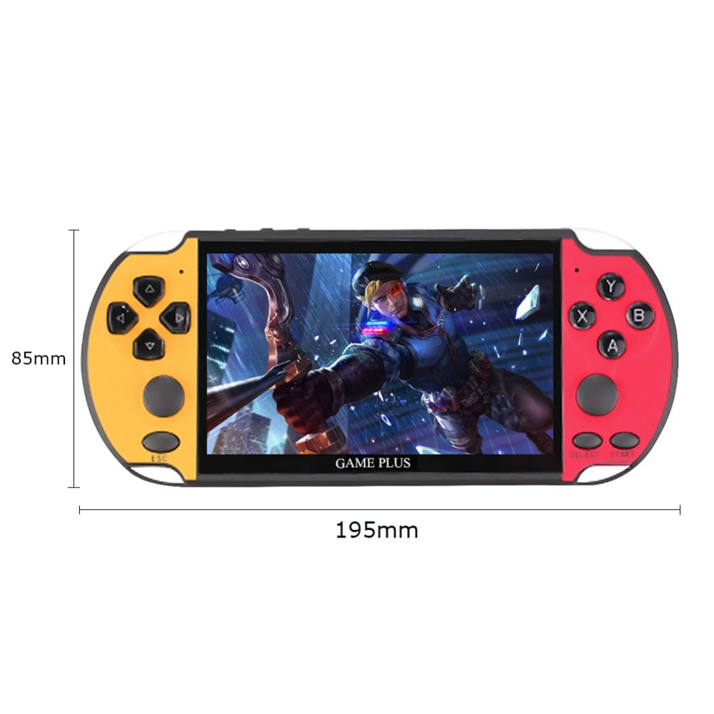 5.1inch Game Console 8GB 8/16/32/64/128 Bits Double Rocker Handheld Game Player Retro Video Console Built in 200 Games-4